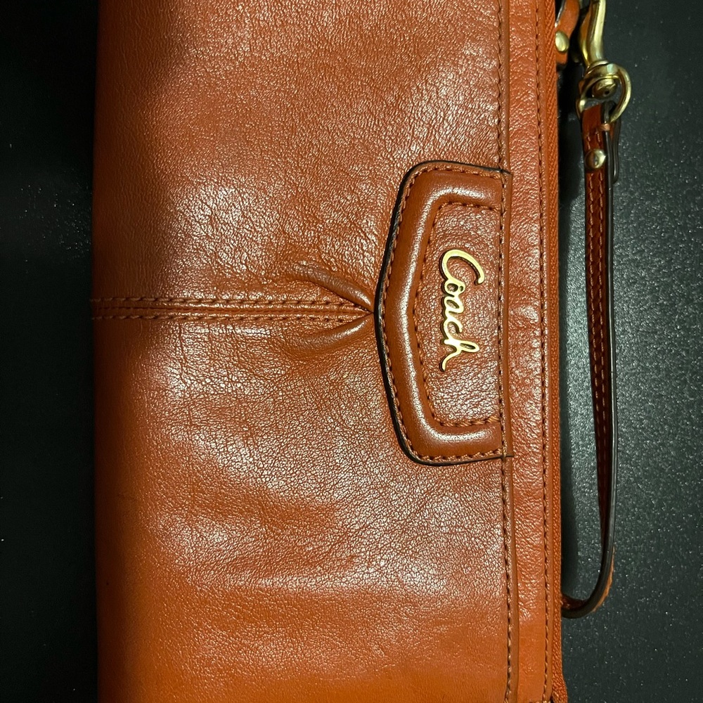 Coach clutch wallet.